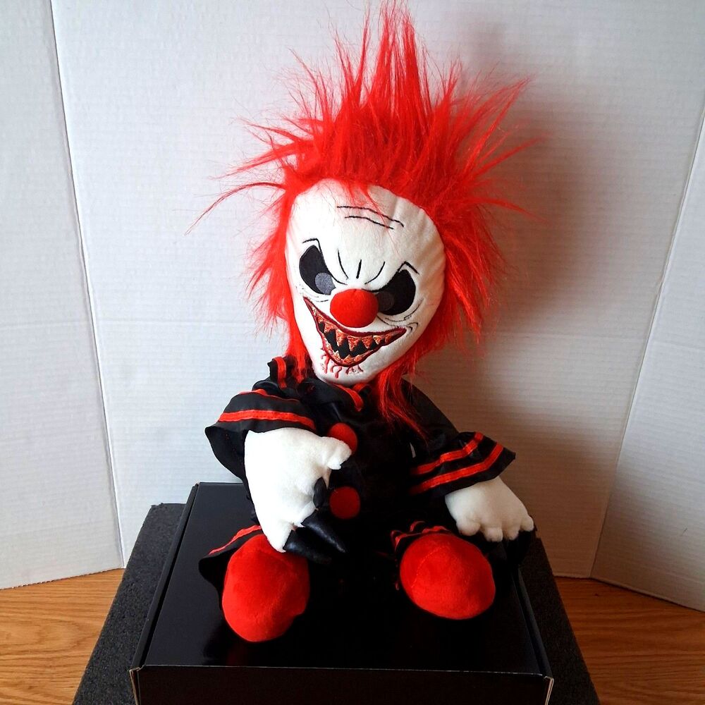 Spirit Halloween Crouchy The Clown Doll Plush 18” Evil Creepy Scary
